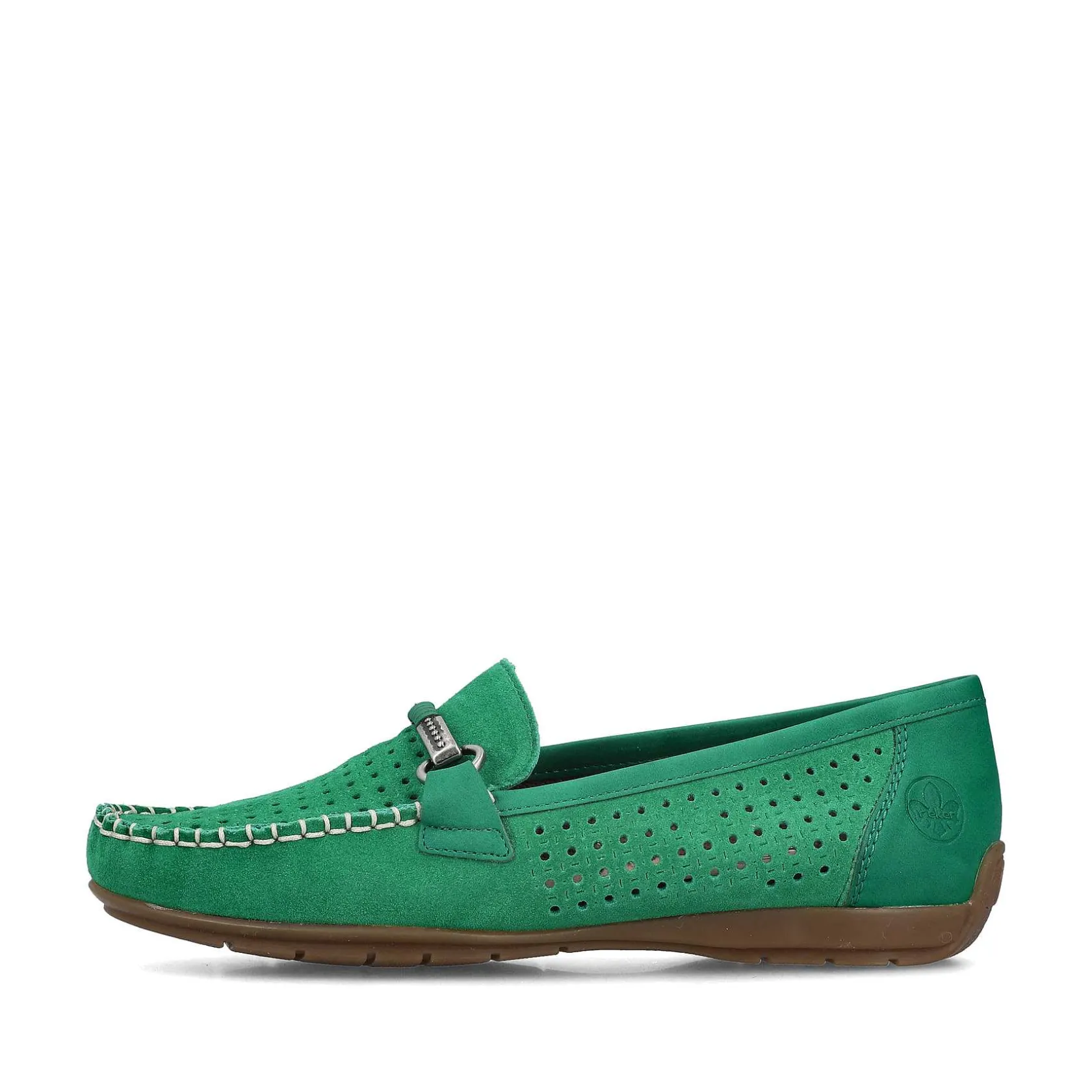 Rieker Colorful Styles-Women'S Loafers Grass Green