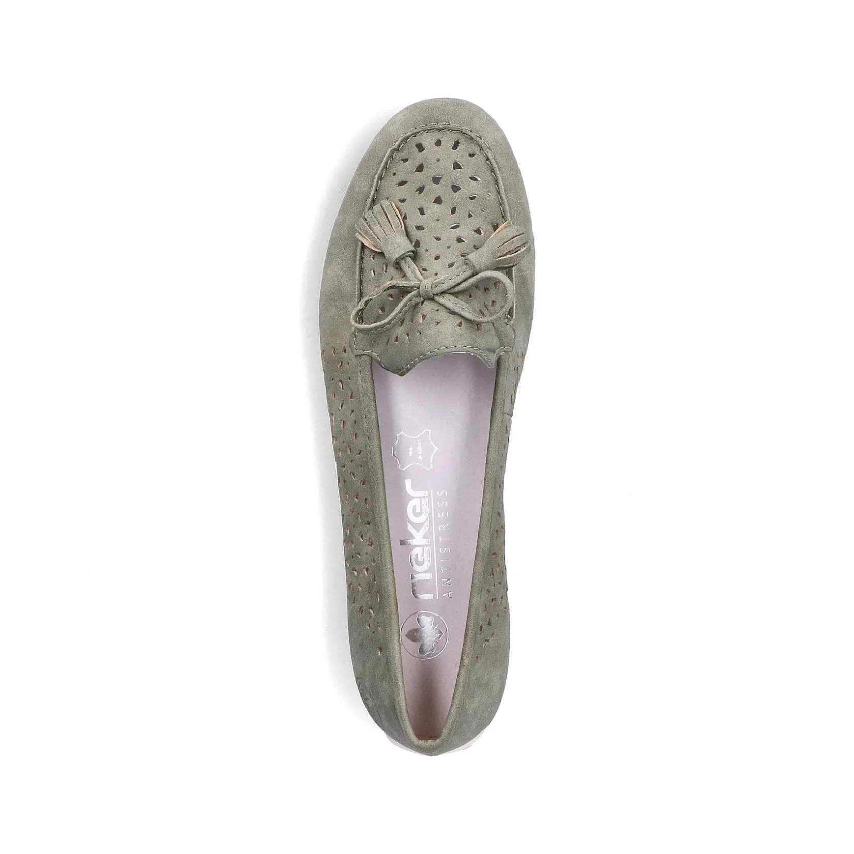 Rieker Loafers & Ballerinas-Women'S Loafers Green Grey