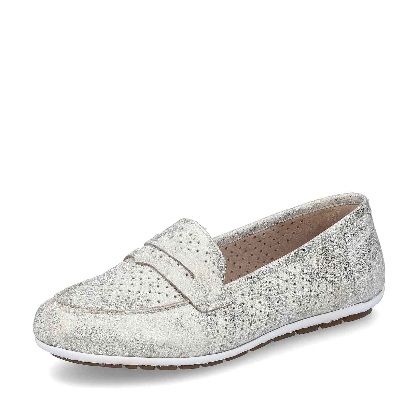 Rieker Business Shoes-Women'S Loafers Light Beige