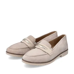 Rieker Business Shoes-Women'S Loafers Light Beige