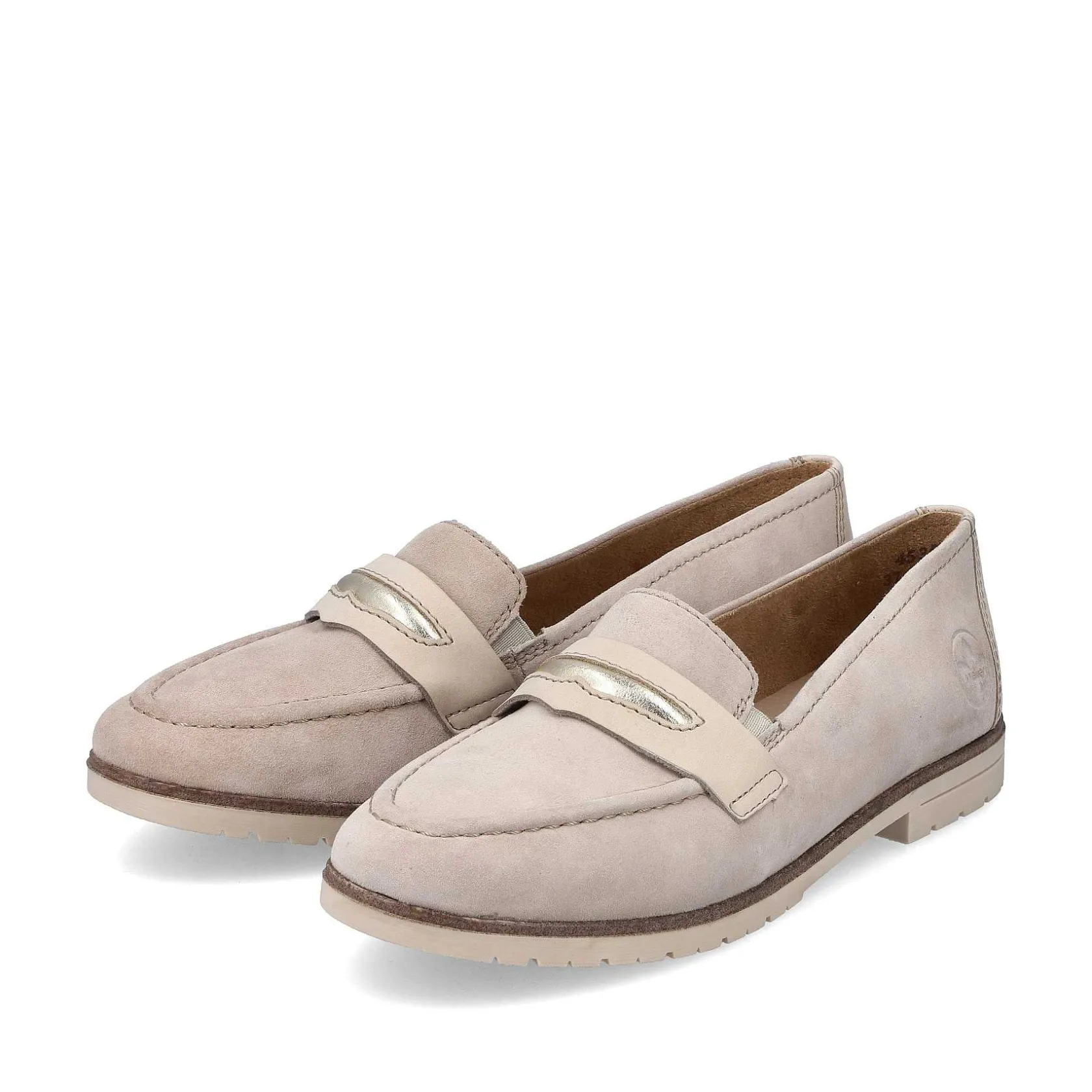 Rieker Business Shoes-Women'S Loafers Light Beige