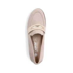 Rieker Business Shoes-Women'S Loafers Light Beige