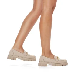 Rieker Business Shoes-Women'S Loafers Light Beige