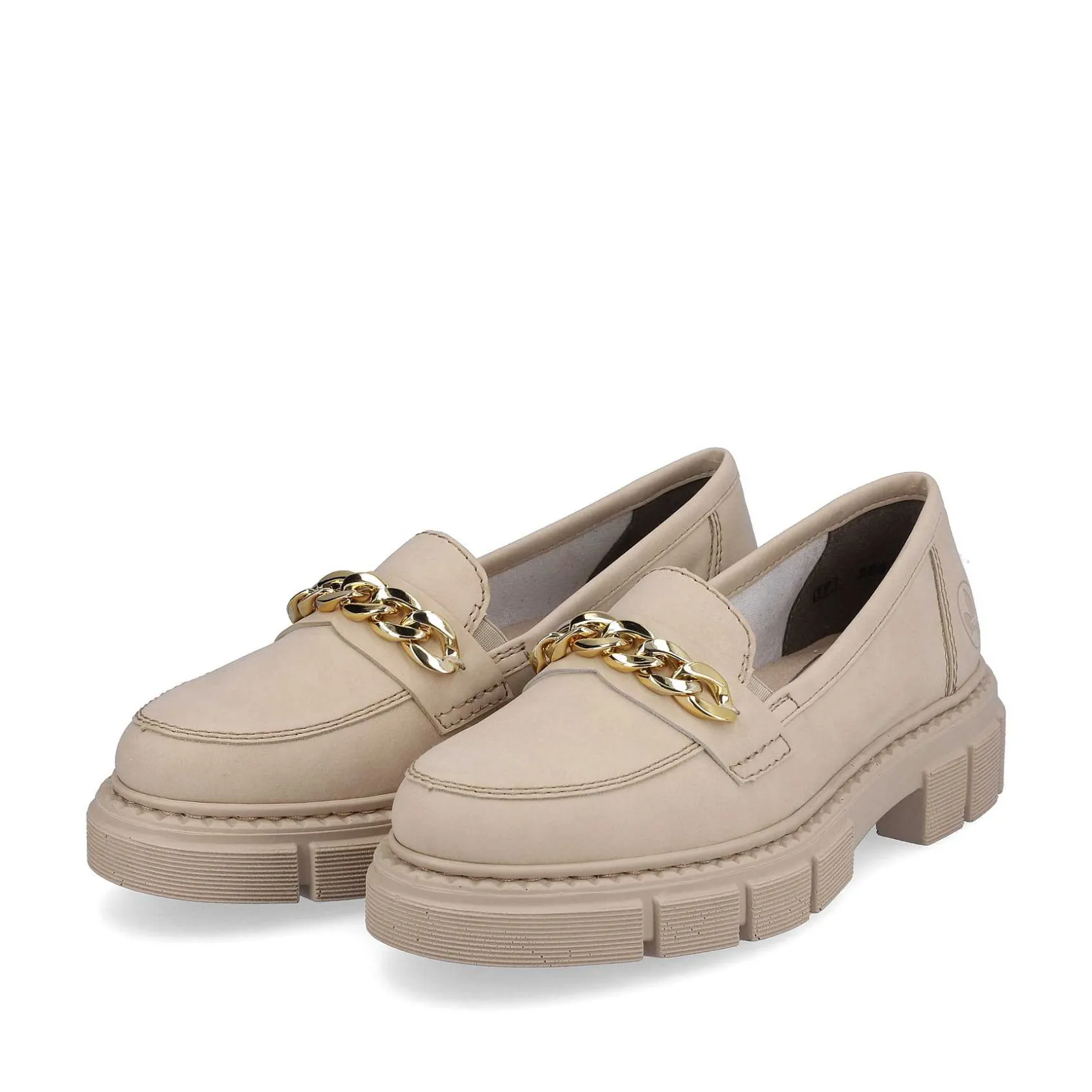 Rieker Business Shoes-Women'S Loafers Light Beige