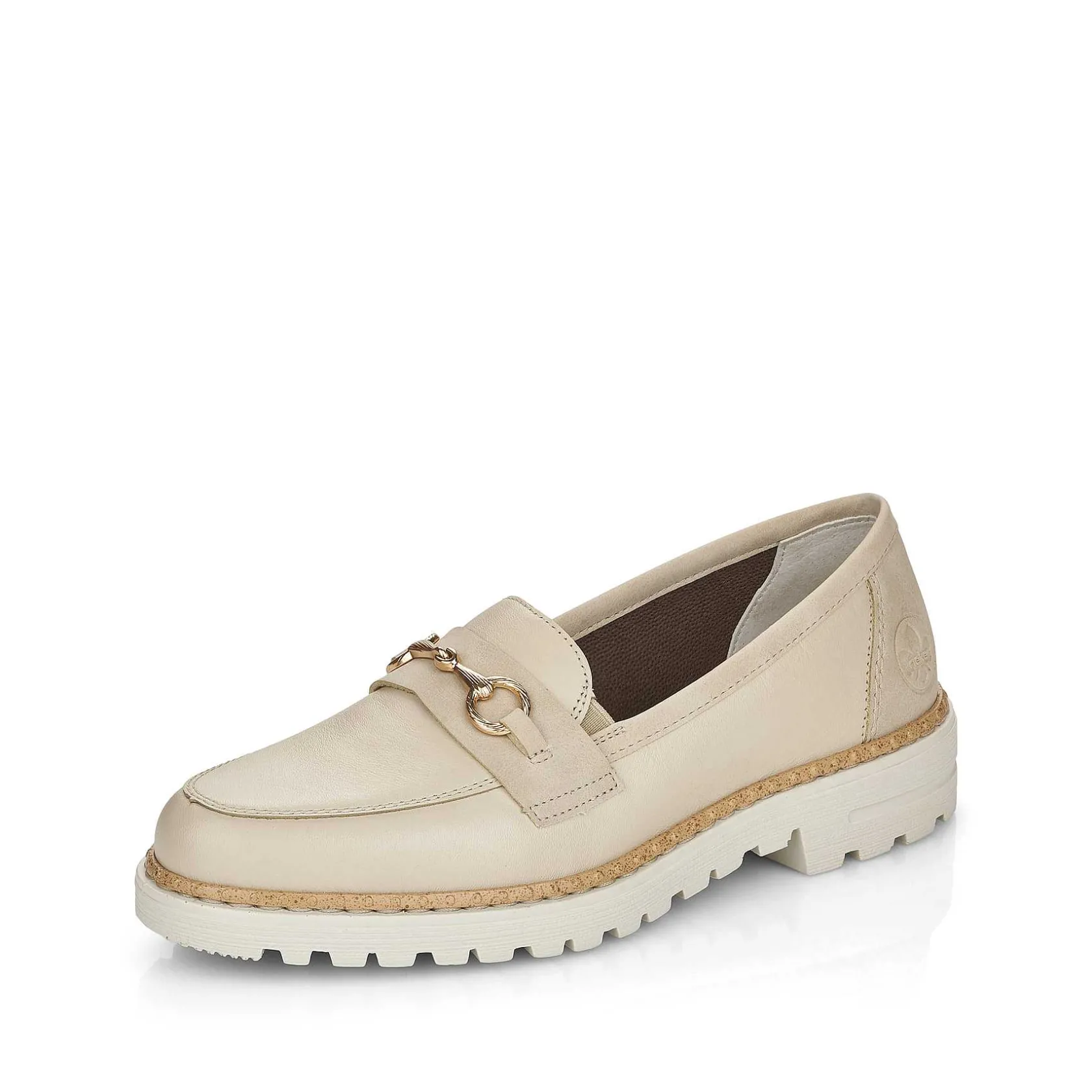 Rieker Business Shoes-Women'S Loafers Light Beige