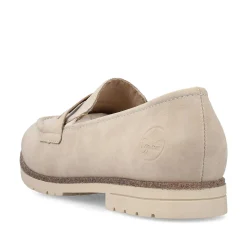 Rieker Business Shoes-Women'S Loafers Light Beige