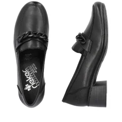 Rieker Business Shoes-Women'S Loafers Midnight Black