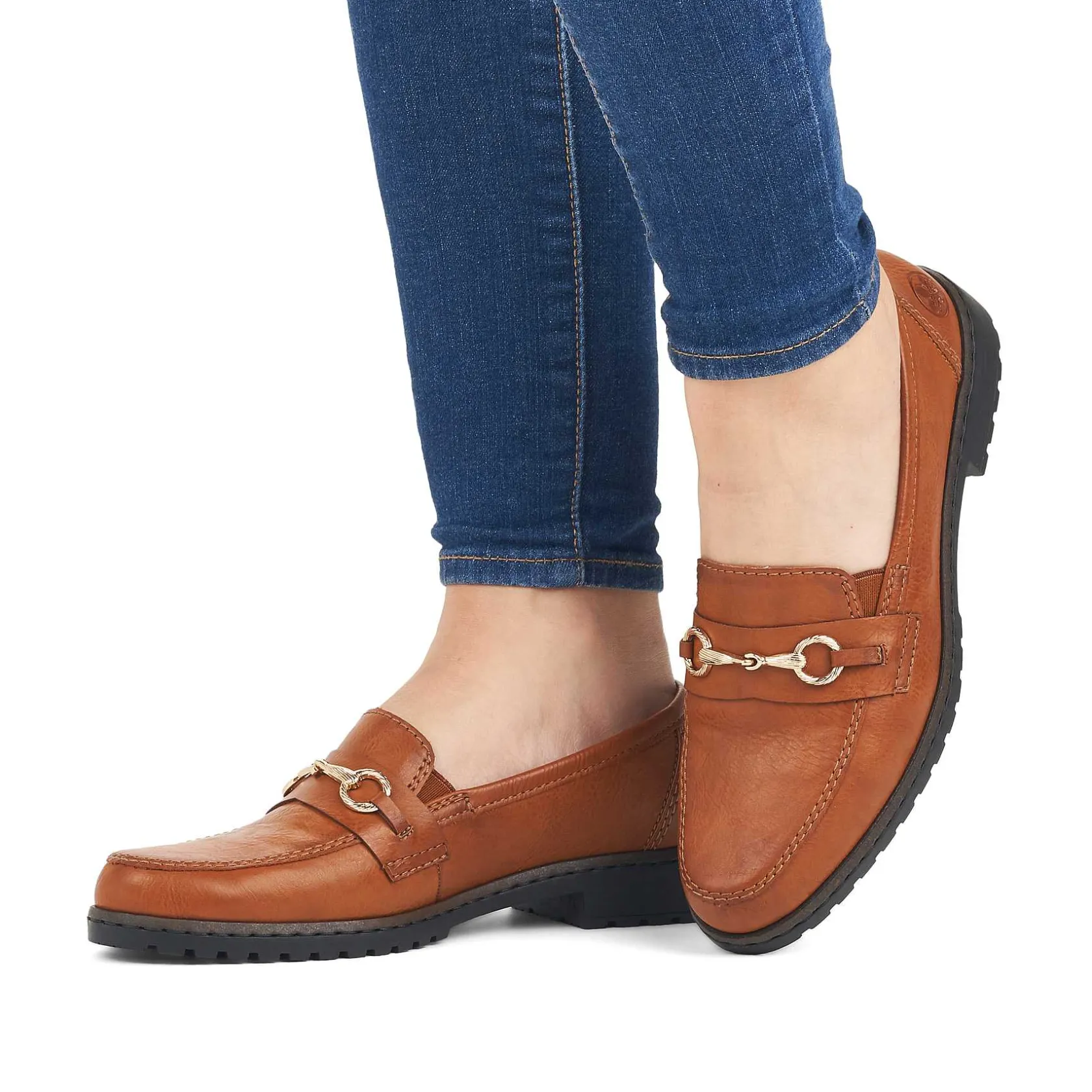 Rieker Loafers & Ballerinas-Women'S Loafers Nougat Brown