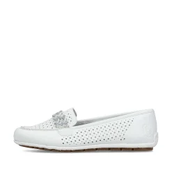 Rieker Business Shoes-Women'S Loafers Pure White