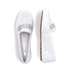 Rieker Business Shoes-Women'S Loafers Pure White