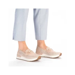 Rieker Vegan-Women'S Loafers Soft Pink