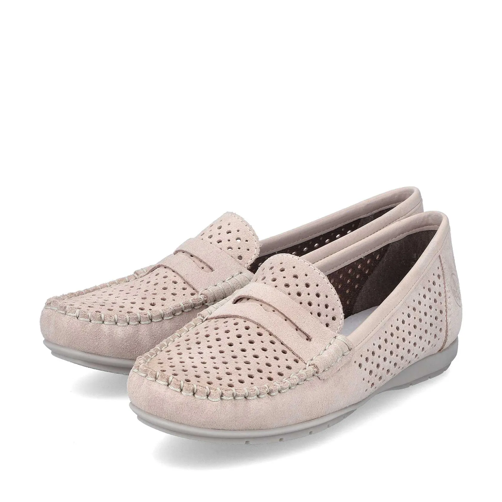 Rieker Loafers & Ballerinas-Women'S Loafers Soft Pink