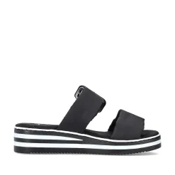 Rieker Mules & Slippers-Women'S Mules Asphalt Black
