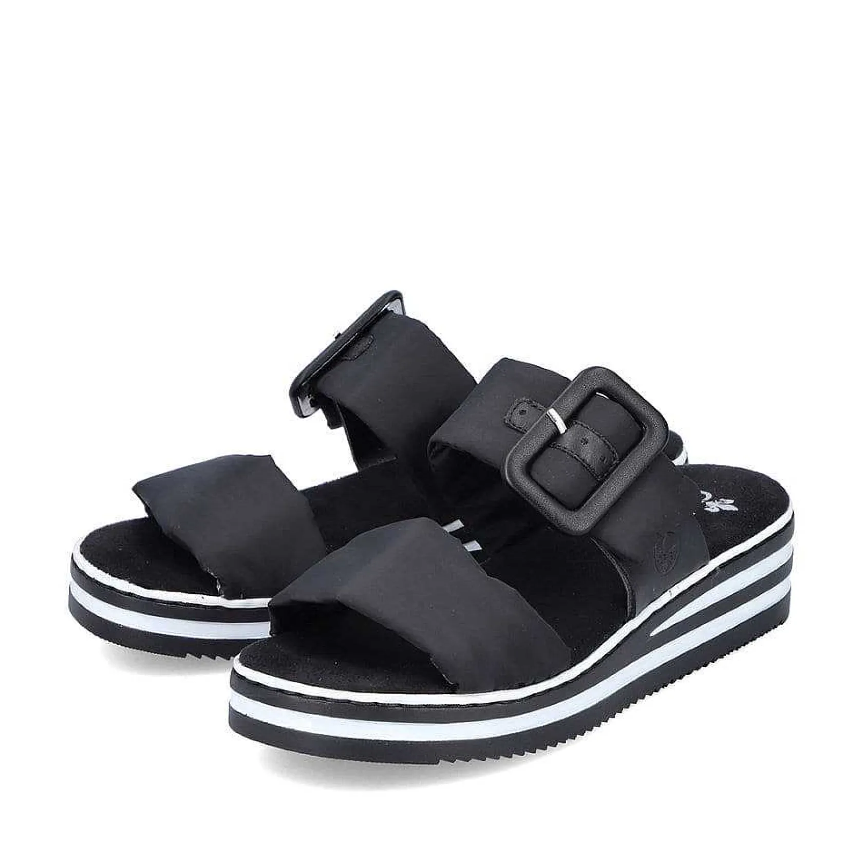 Rieker Mules & Slippers-Women'S Mules Asphalt Black