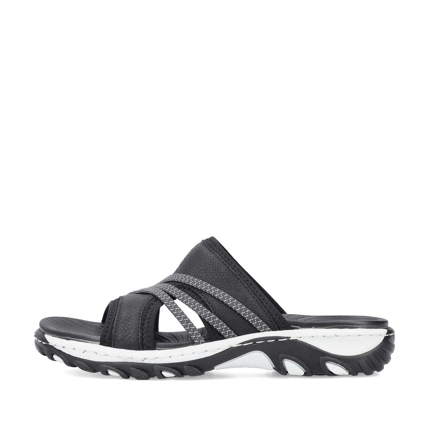 Rieker Mules & Slippers-Women'S Mules Asphalt Black