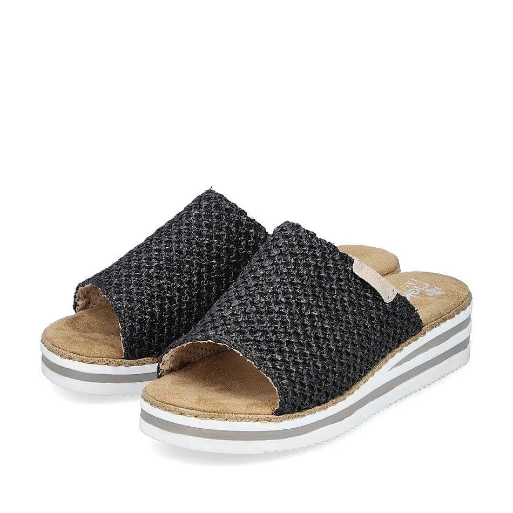 Rieker Mules & Slippers-Women'S Mules Asphalt Black