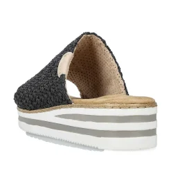 Rieker Mules & Slippers-Women'S Mules Asphalt Black