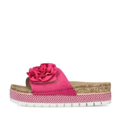 Rieker Colorful Styles-Women'S Mules Blood Pink
