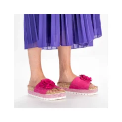 Rieker Colorful Styles-Women'S Mules Blood Pink