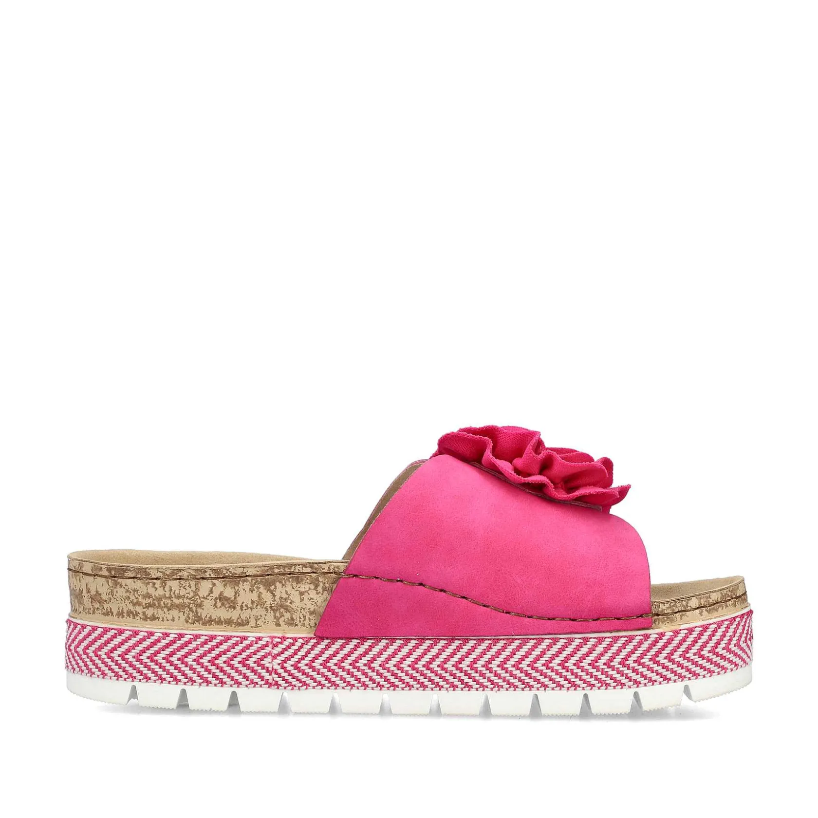 Rieker Colorful Styles-Women'S Mules Blood Pink