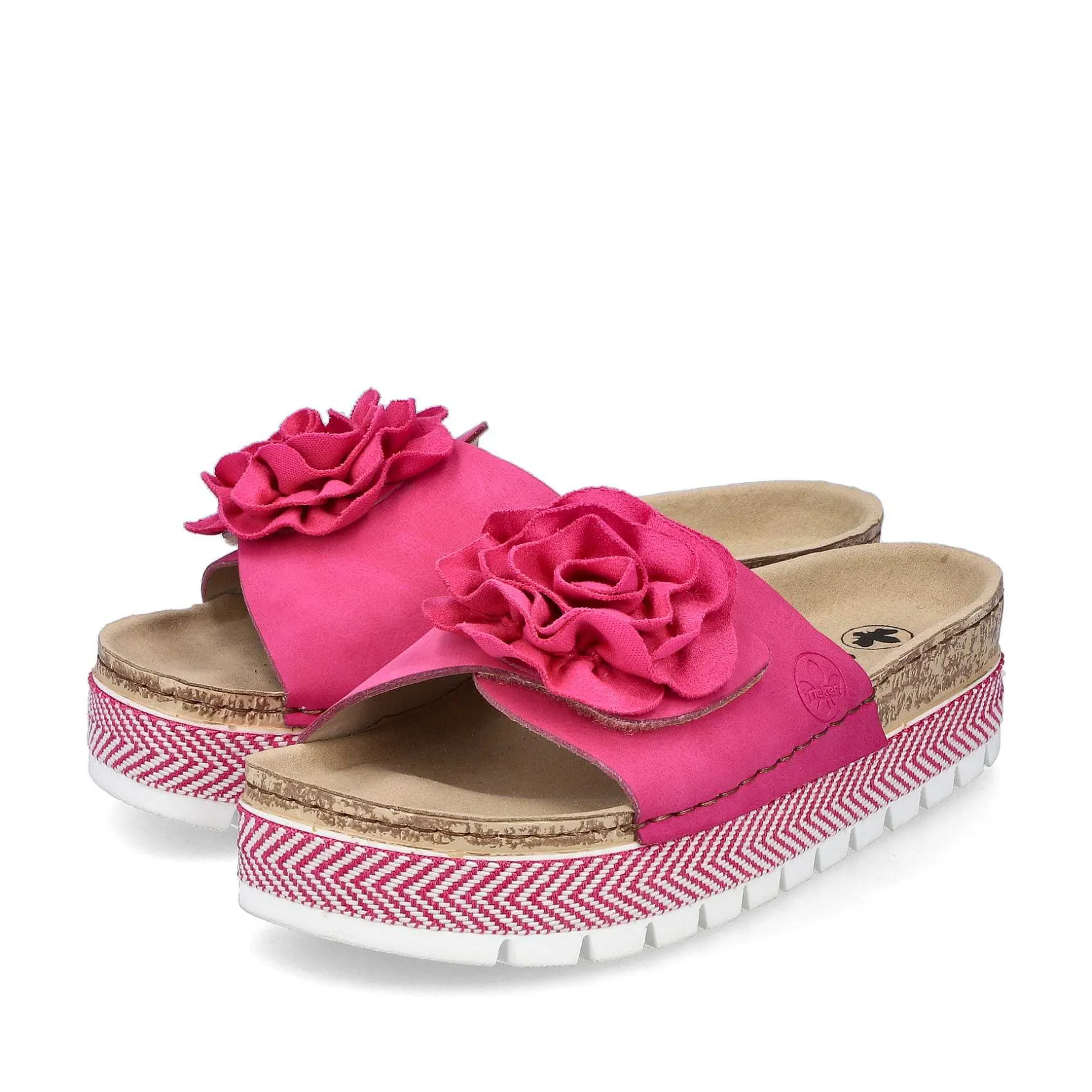 Rieker Colorful Styles-Women'S Mules Blood Pink