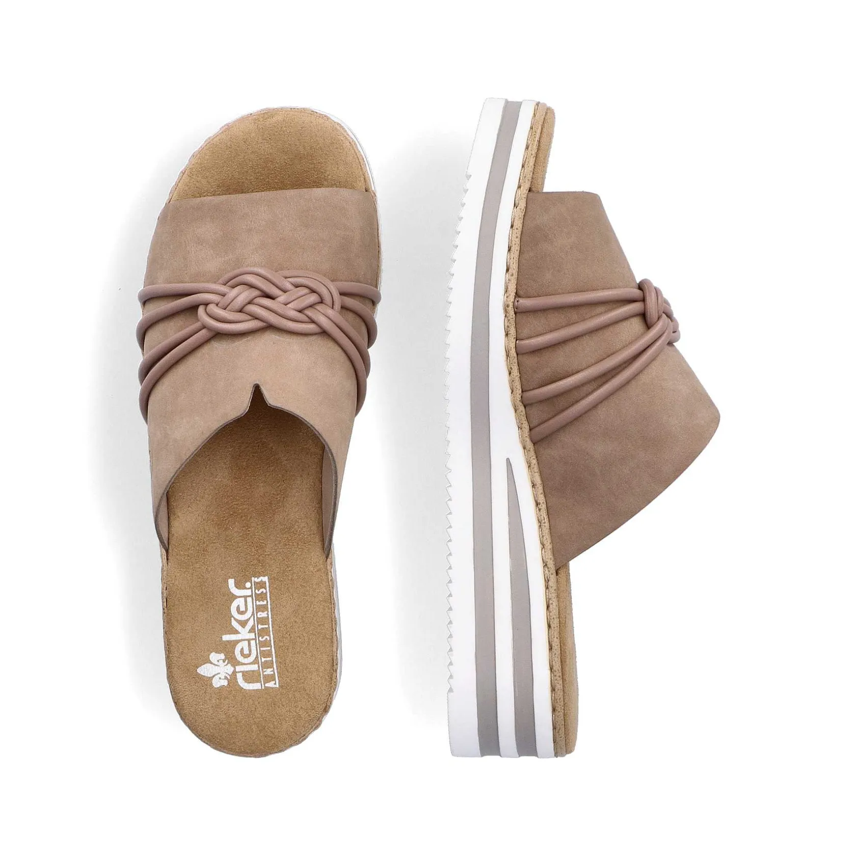 Rieker Mules & Slippers-Women'S Mules Brown Beige