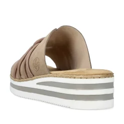 Rieker Mules & Slippers-Women'S Mules Brown Beige