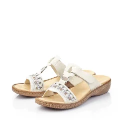 Rieker Mules & Slippers-Women'S Mules Cream White