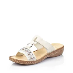 Rieker Mules & Slippers-Women'S Mules Cream White