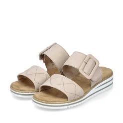 Rieker Mules & Slippers-Women'S Mules Cream Beige