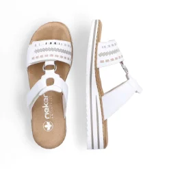 Rieker Mules & Slippers-Women'S Mules Crystal White
