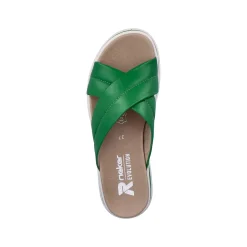 Rieker Colorful Styles-Women'S Mules Emerald Green