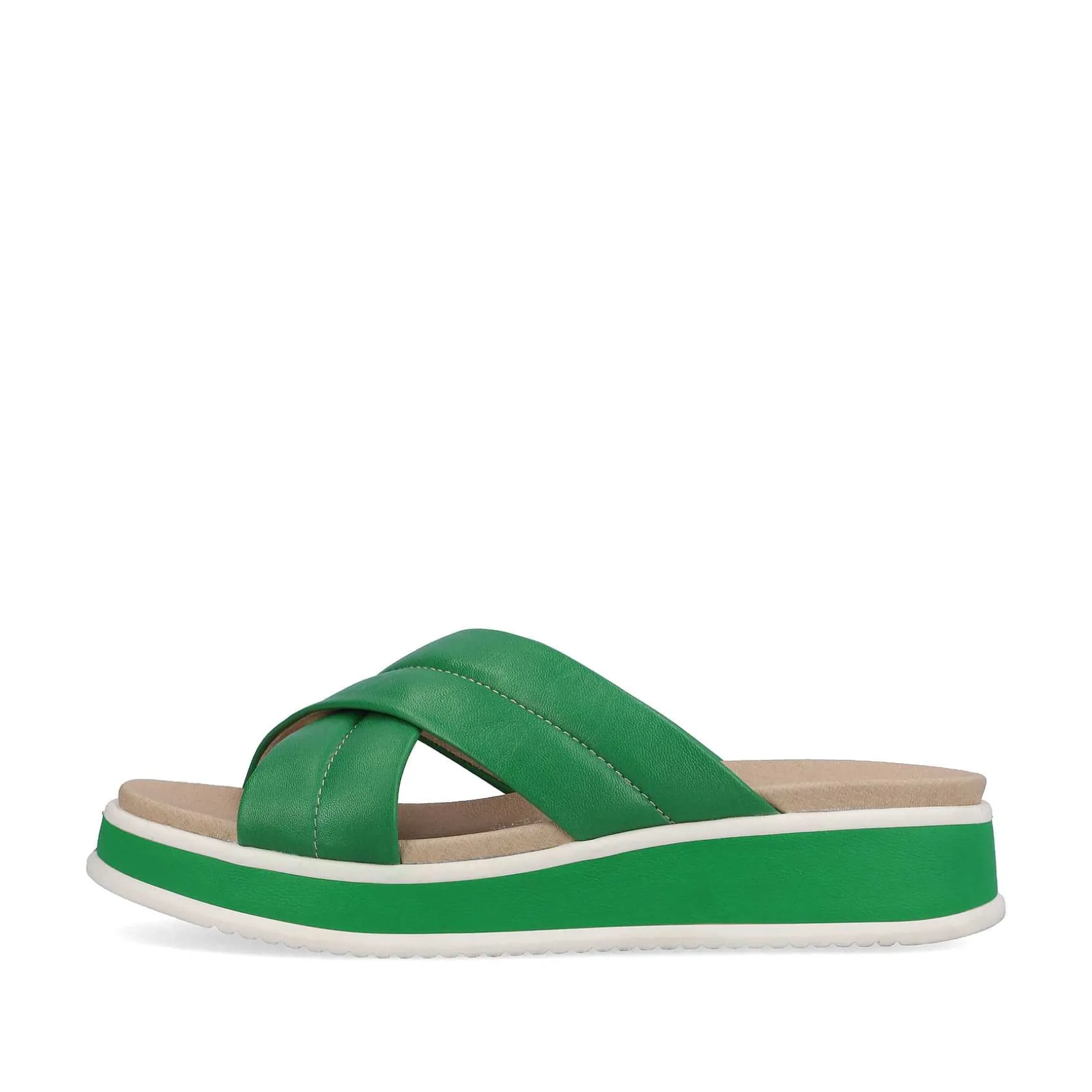 Rieker Colorful Styles-Women'S Mules Emerald Green