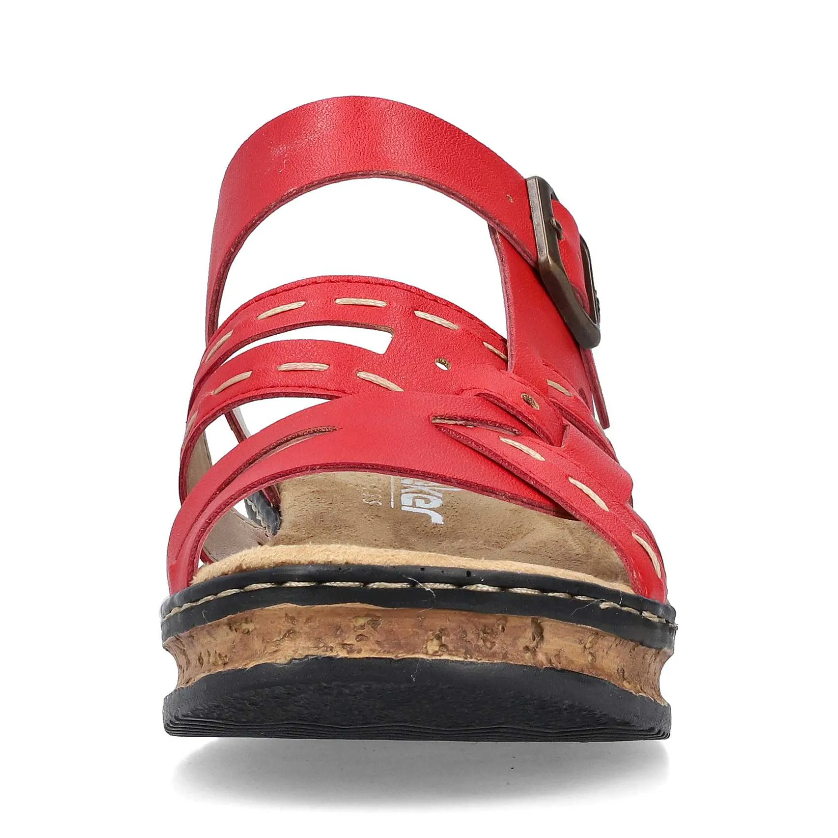 Rieker Colorful Styles-Women'S Mules Fire Red