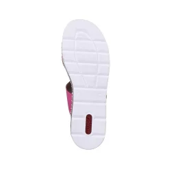 Rieker Colorful Styles-Women'S Mules Flamingo Pink