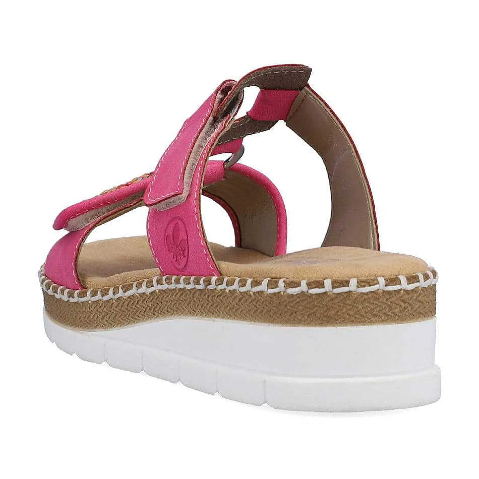 Rieker Colorful Styles-Women'S Mules Flamingo Pink