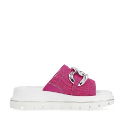 Rieker Colorful Styles-Women'S Mules Fuchsia