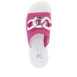 Rieker Colorful Styles-Women'S Mules Fuchsia