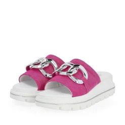 Rieker Colorful Styles-Women'S Mules Fuchsia