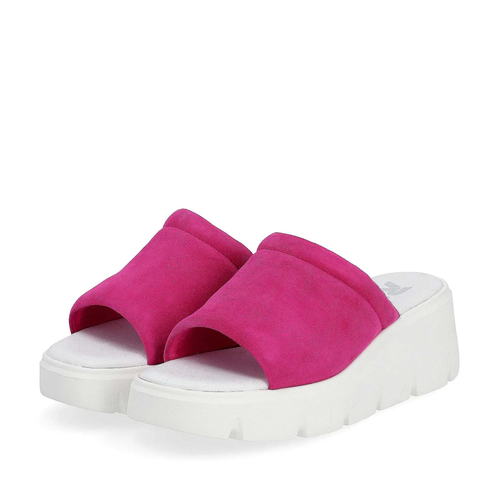 Rieker Colorful Styles-Women'S Mules Fuchsia