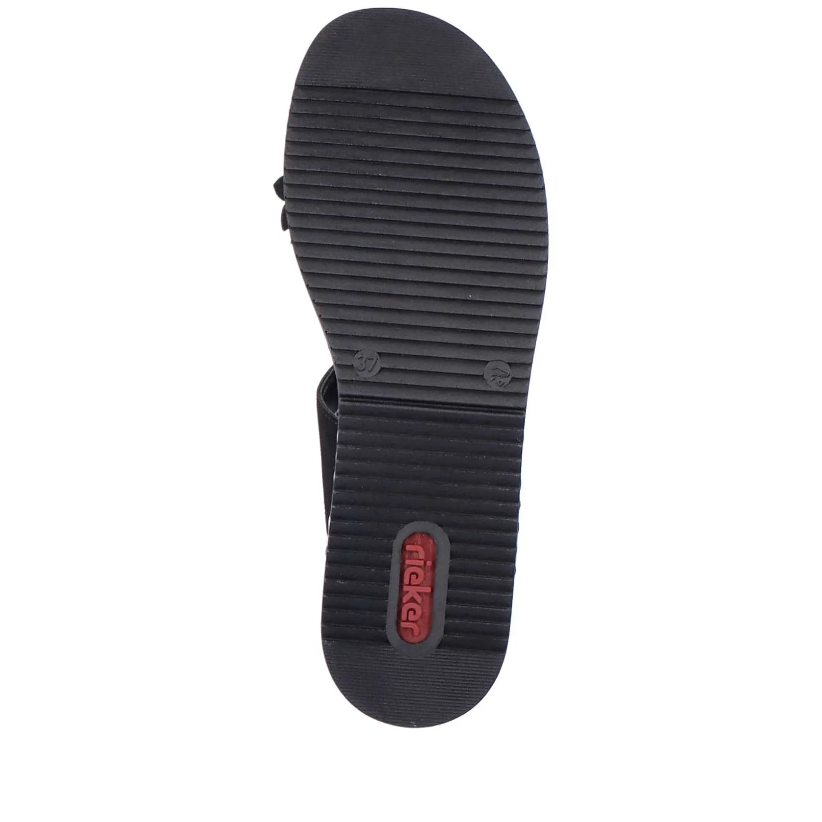 Rieker Summer Shoes-Women'S Mules Graphite Black