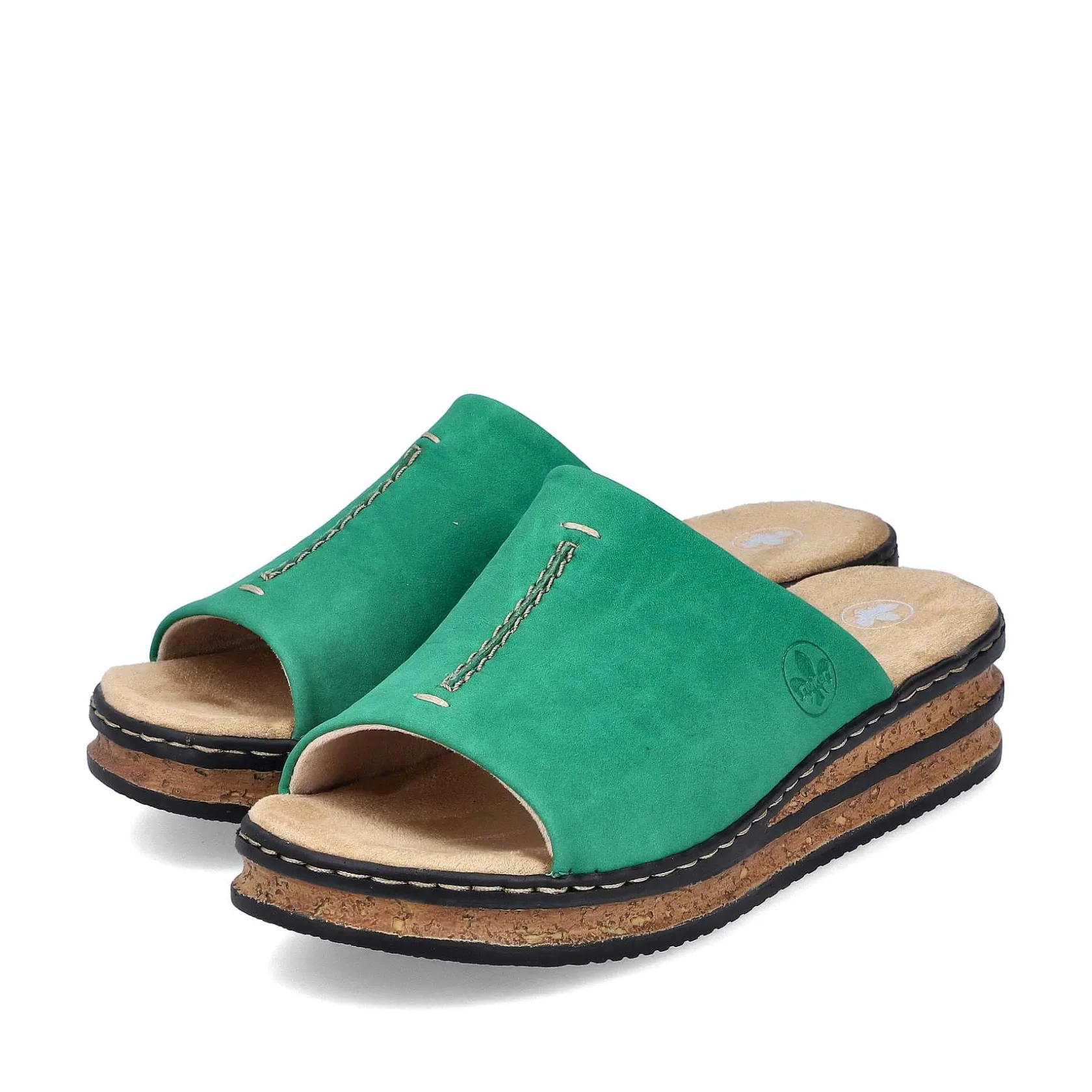 Rieker Colorful Styles-Women'S Mules Grass Green