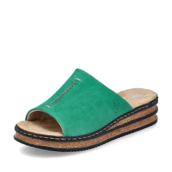 Rieker Colorful Styles-Women'S Mules Grass Green