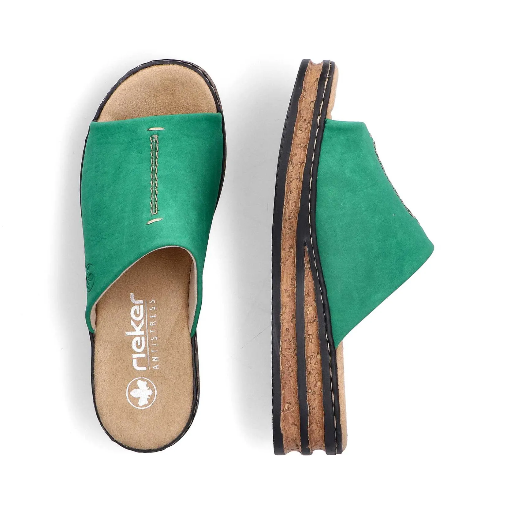 Rieker Colorful Styles-Women'S Mules Grass Green