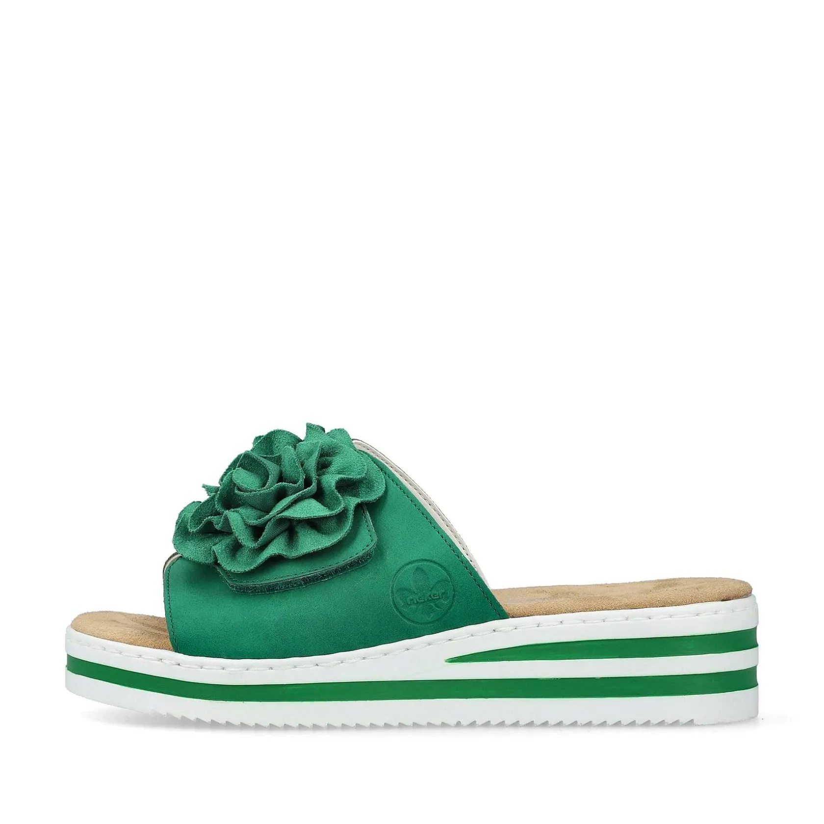 Rieker Summer Shoes-Women'S Mules Grass Green