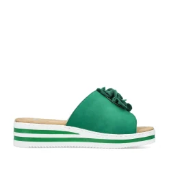 Rieker Summer Shoes-Women'S Mules Grass Green
