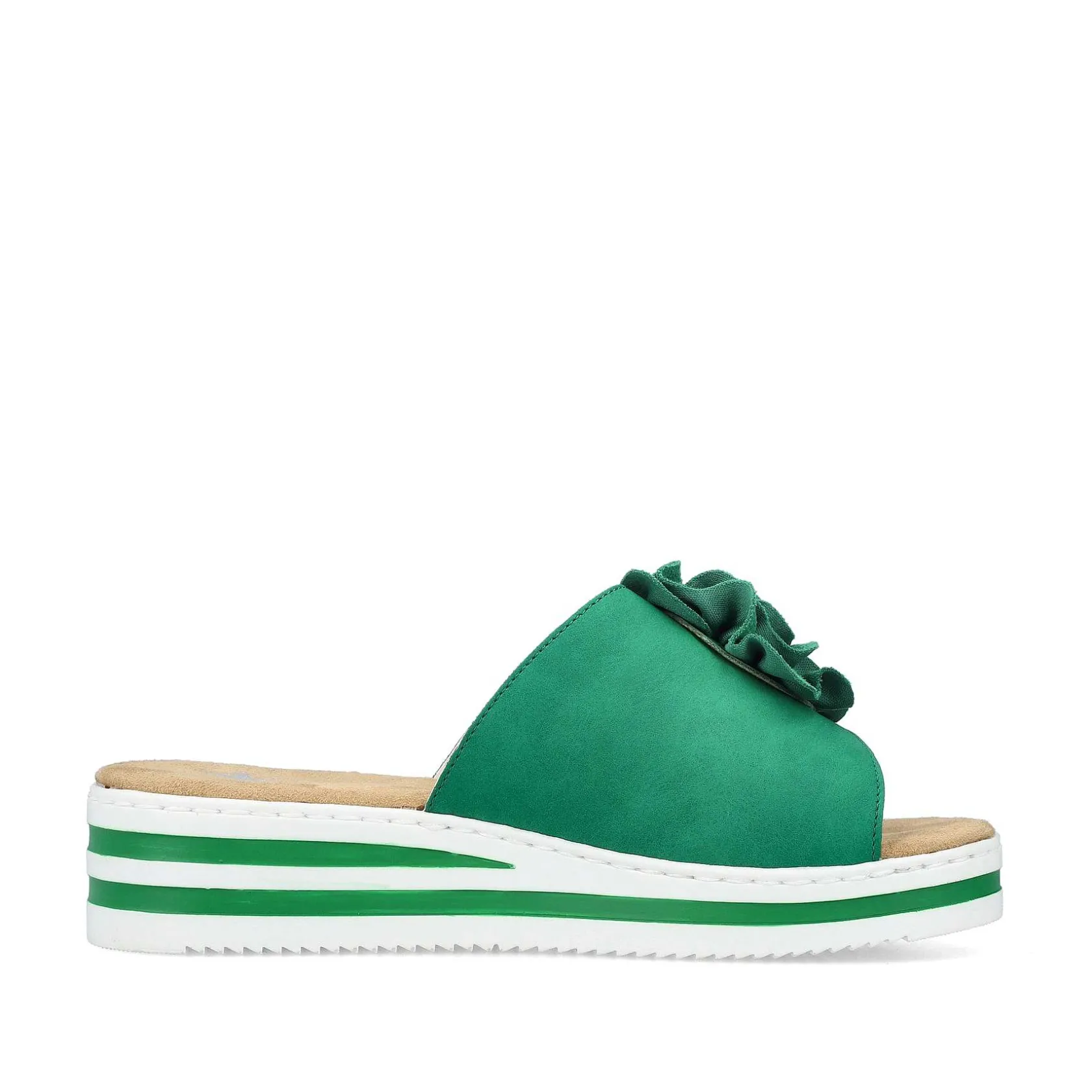 Rieker Summer Shoes-Women'S Mules Grass Green