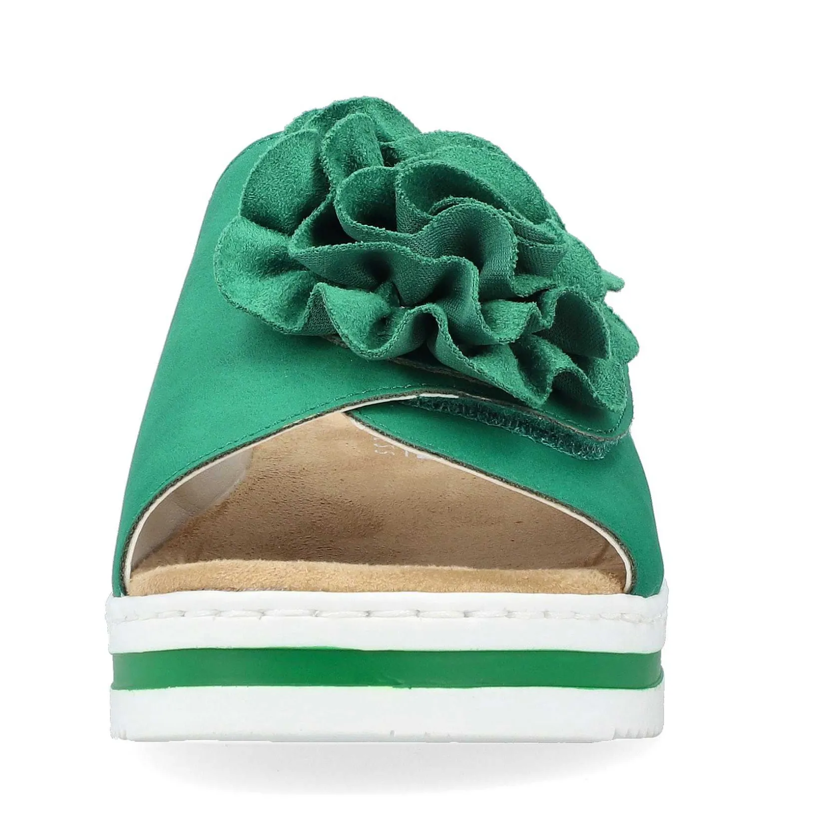 Rieker Summer Shoes-Women'S Mules Grass Green