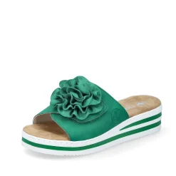 Rieker Summer Shoes-Women'S Mules Grass Green