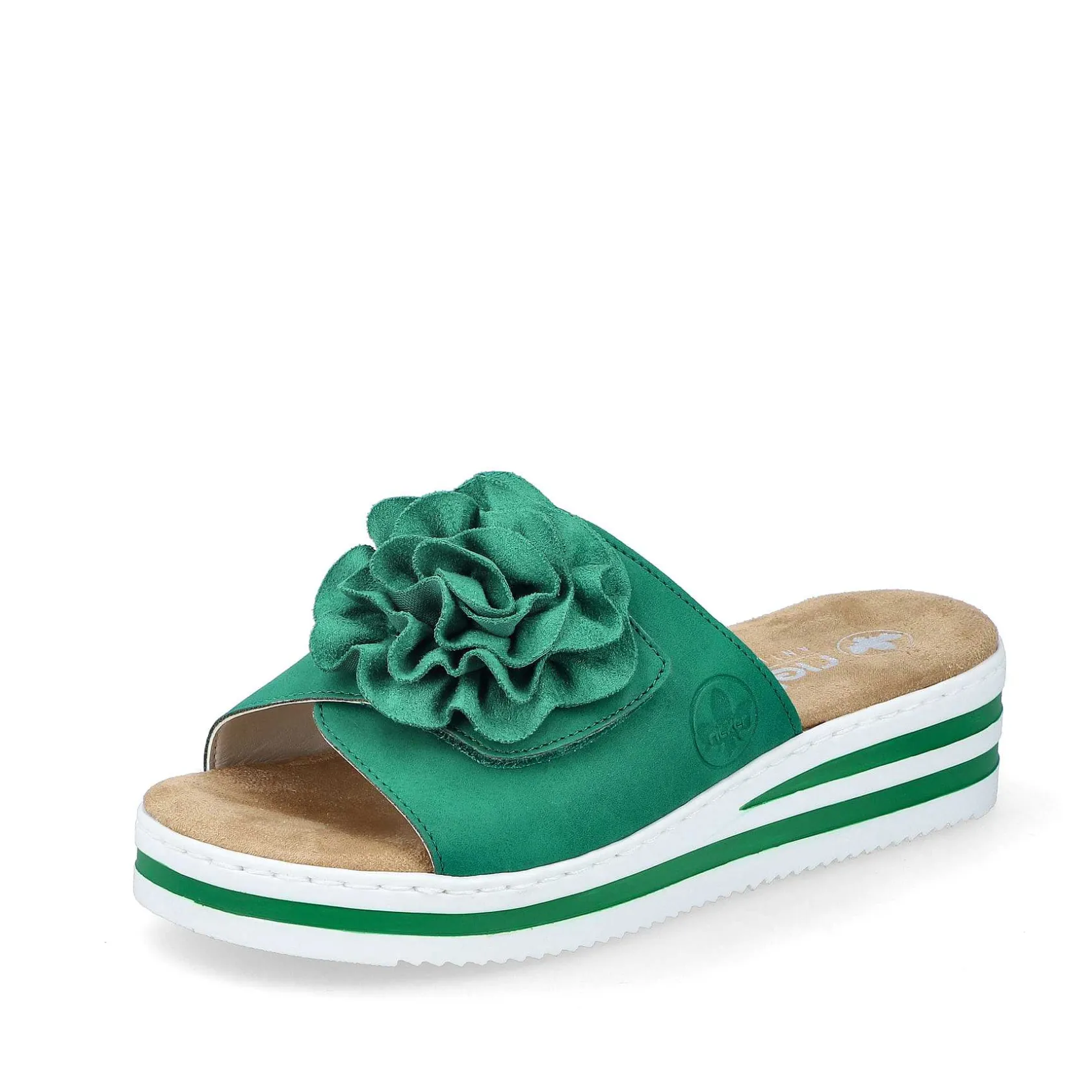 Rieker Summer Shoes-Women'S Mules Grass Green